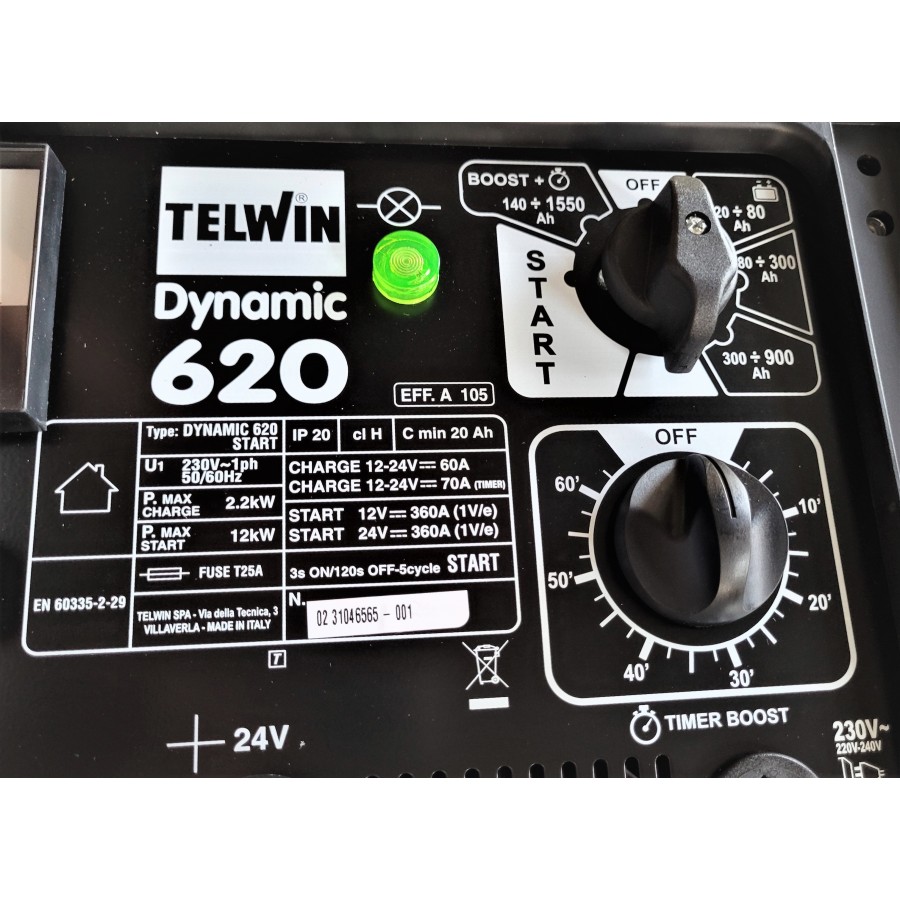 Máy Sạc Và Khởi Động Ắc Quy Telwin Dynamic 620 Start